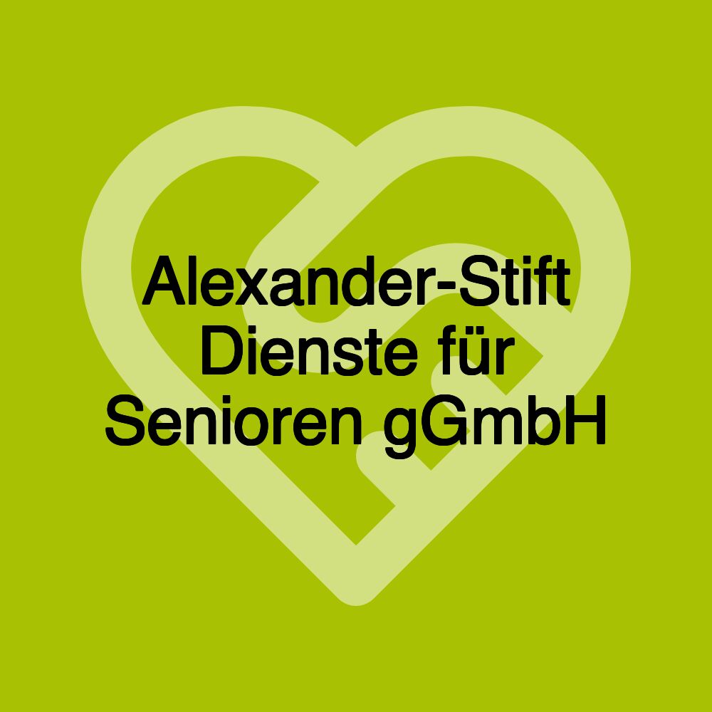 Alexander-Stift Dienste für Senioren gGmbH