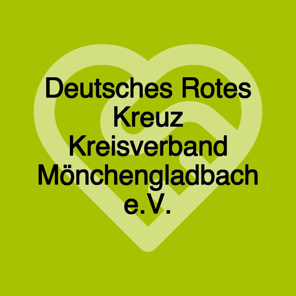 Deutsches Rotes Kreuz Kreisverband Mönchengladbach e.V.