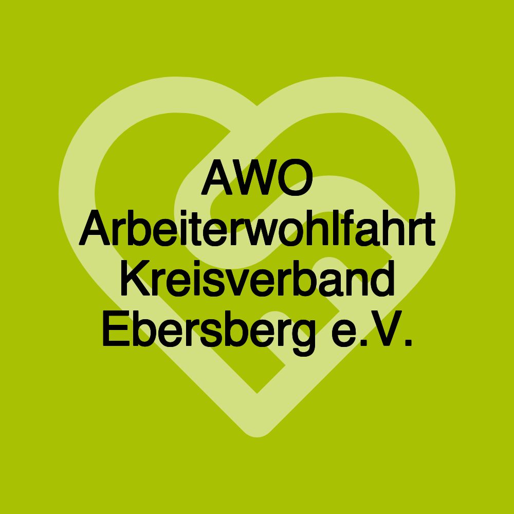 AWO Arbeiterwohlfahrt Kreisverband Ebersberg e.V.