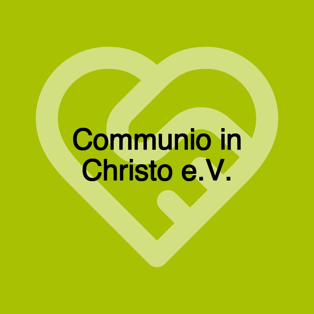 Communio in Christo e.V.