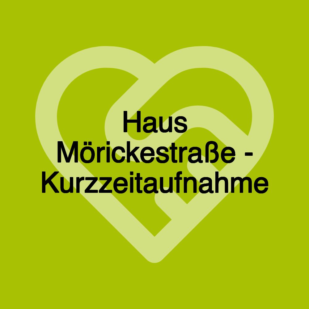 Haus Mörickestraße - Kurzzeitaufnahme