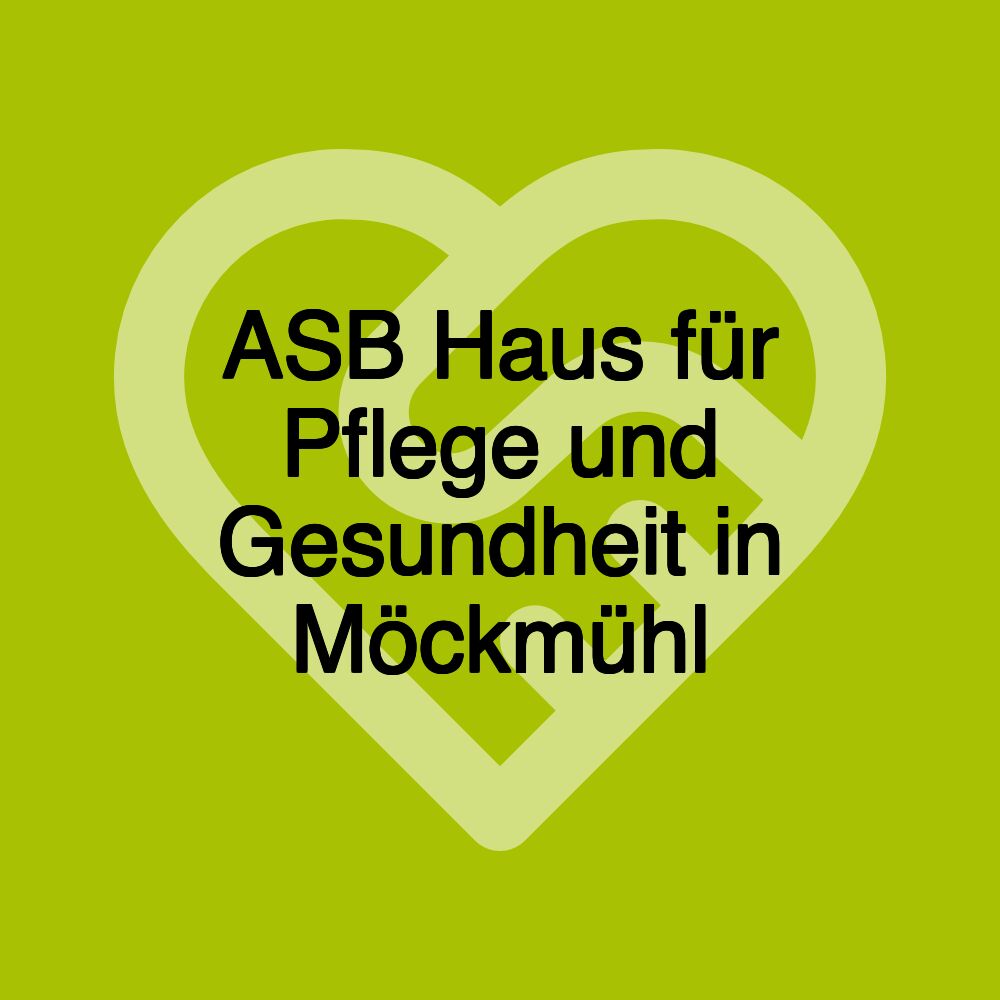 ASB Haus für Pflege und Gesundheit in Möckmühl