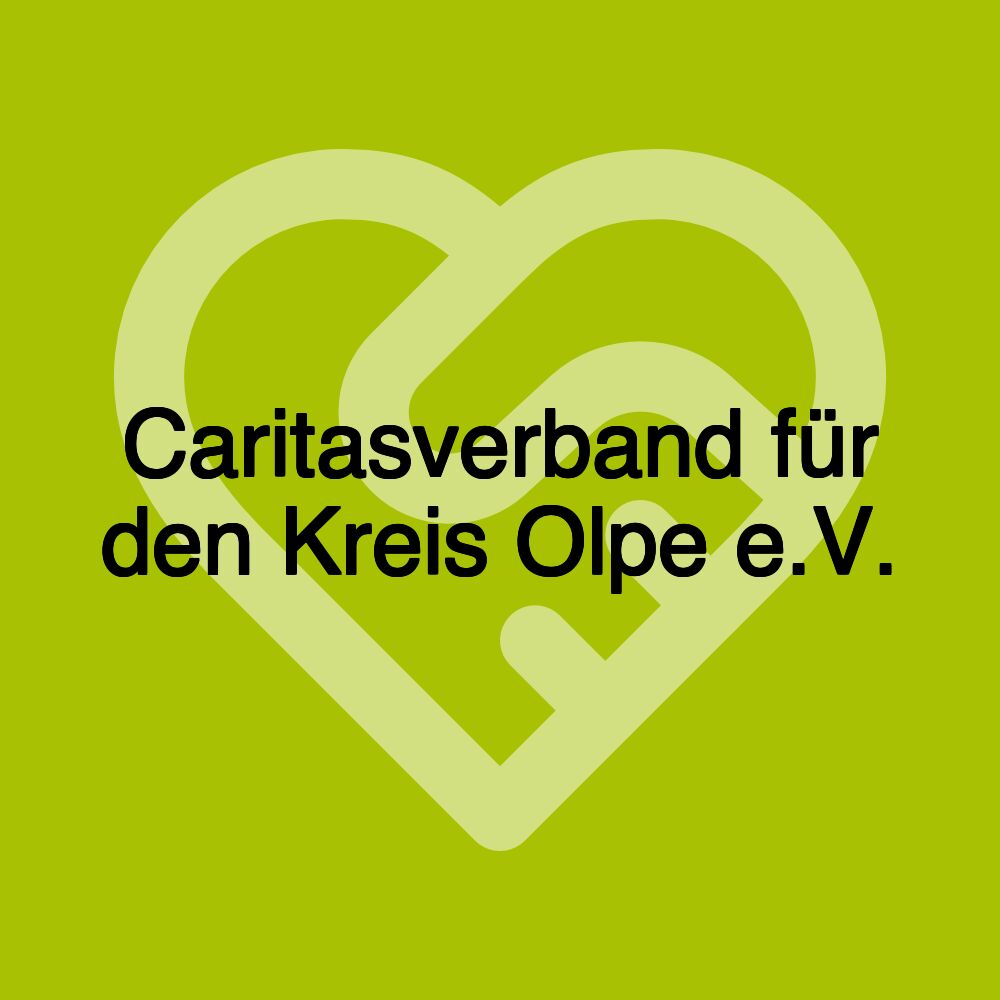 Caritasverband für den Kreis Olpe e.V.