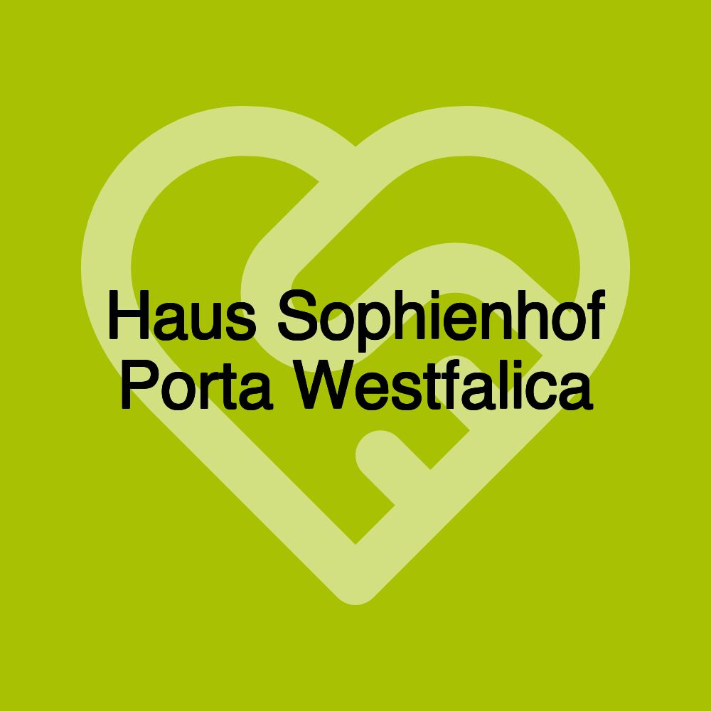 Haus Sophienhof Porta Westfalica