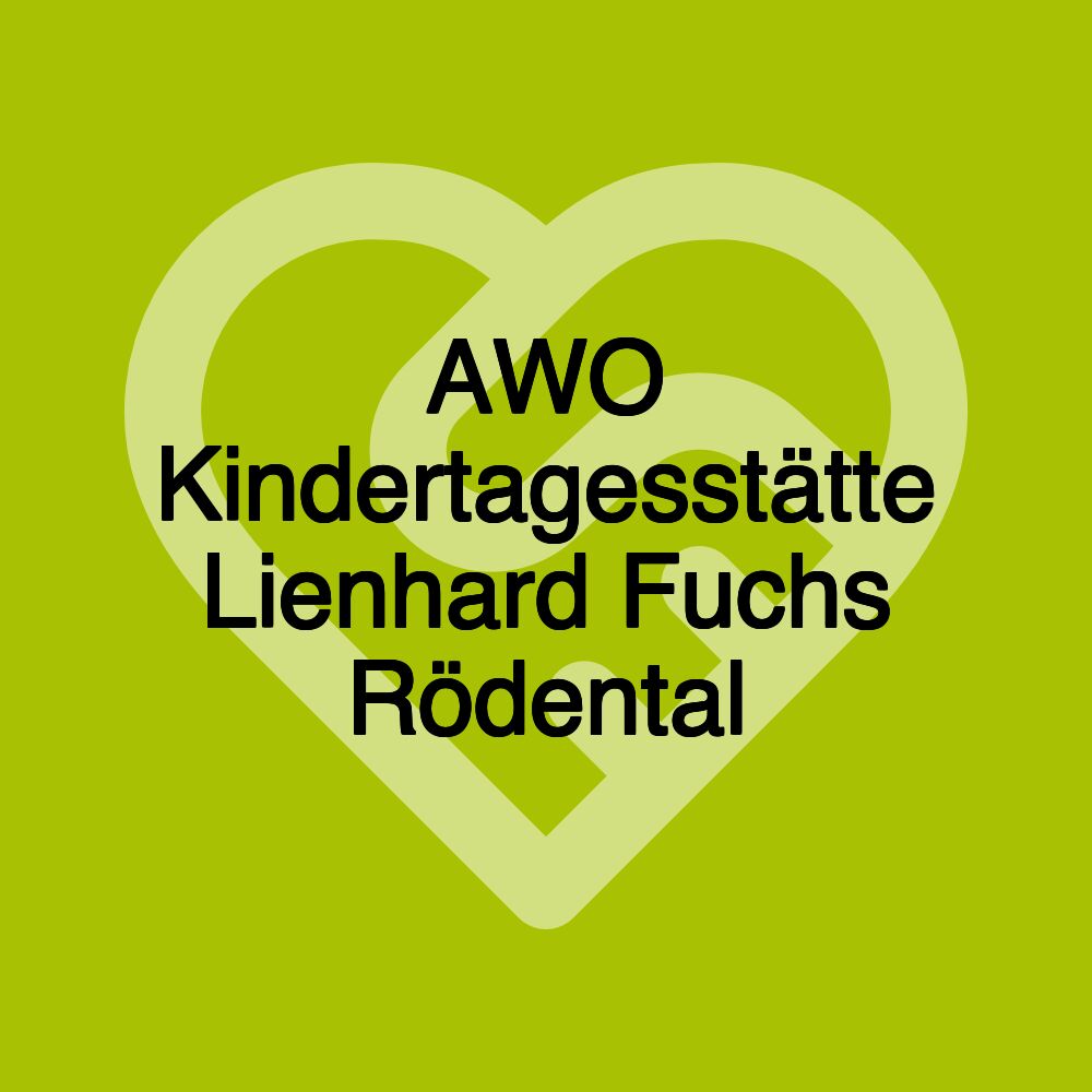 AWO Kindertagesstätte Lienhard Fuchs Rödental