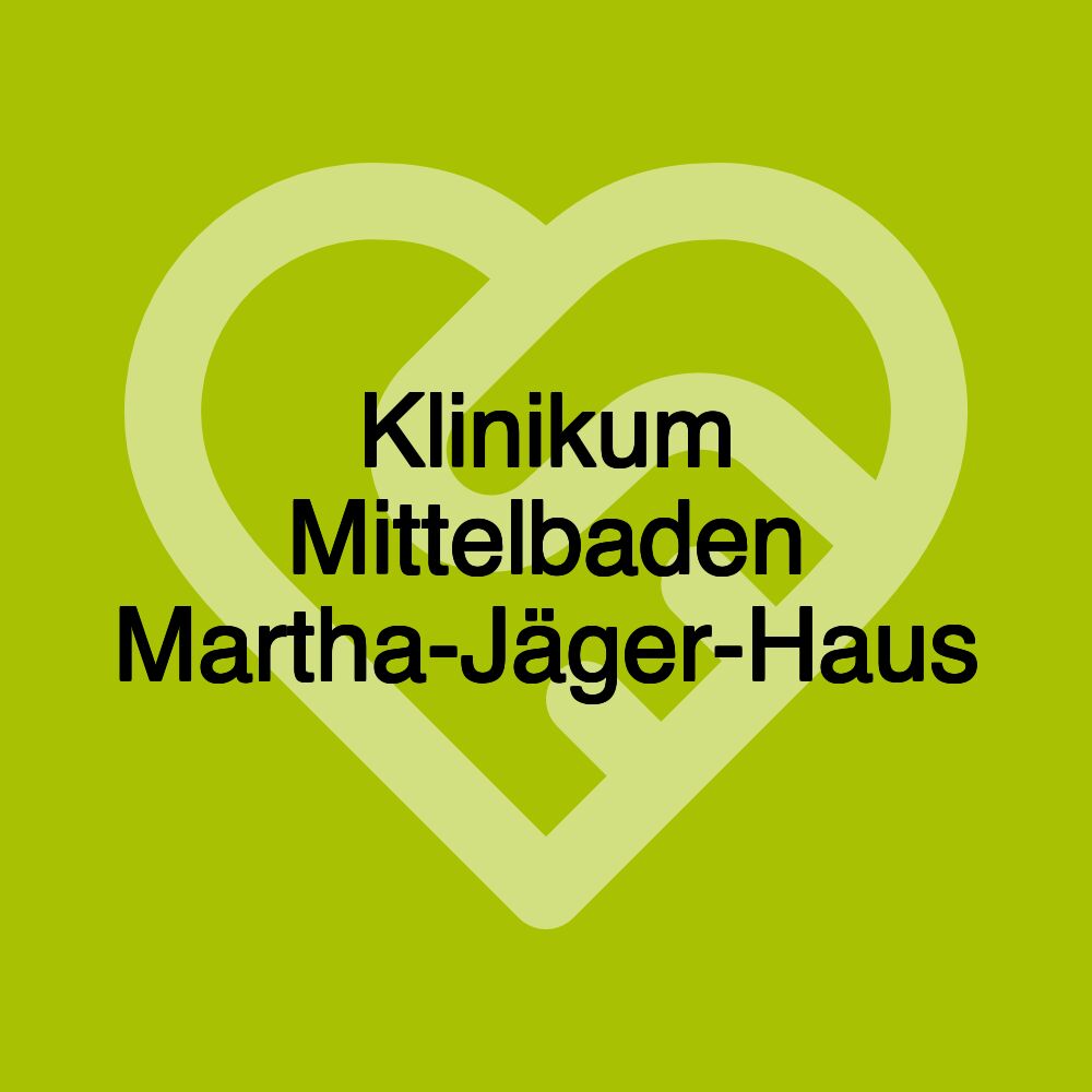 Klinikum Mittelbaden Martha-Jäger-Haus