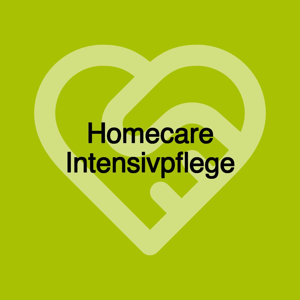 Homecare Intensivpflege