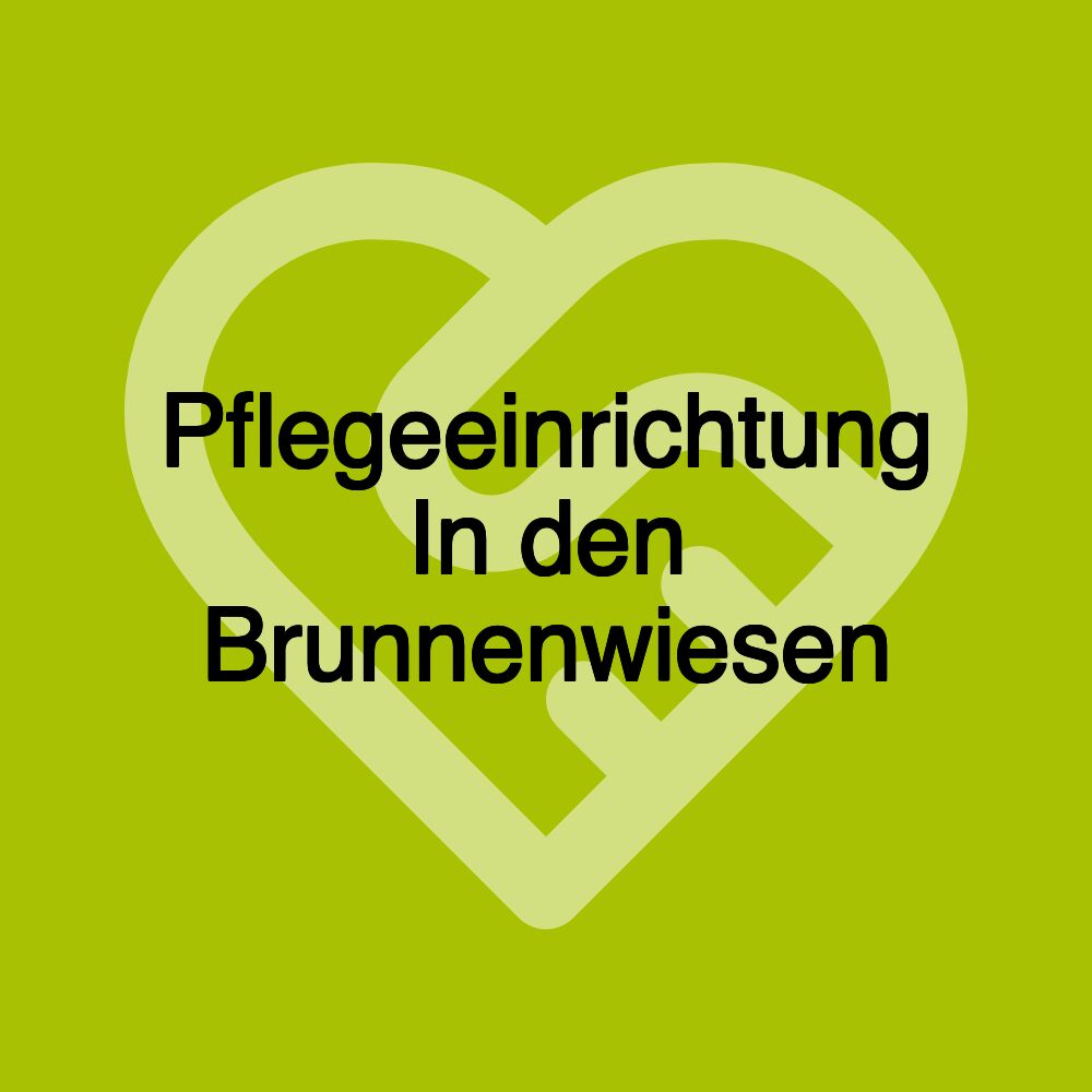 Pflegeeinrichtung In den Brunnenwiesen