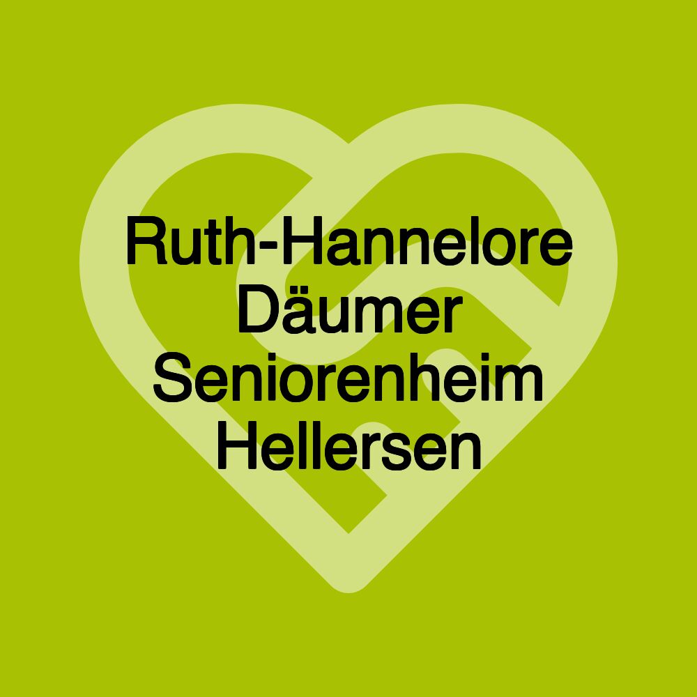 Ruth-Hannelore Däumer Seniorenheim Hellersen