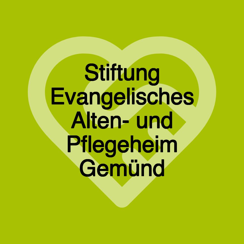 Stiftung Evangelisches Alten- und Pflegeheim Gemünd