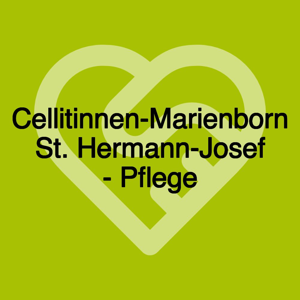 Cellitinnen-Marienborn St. Hermann-Josef - Pflege