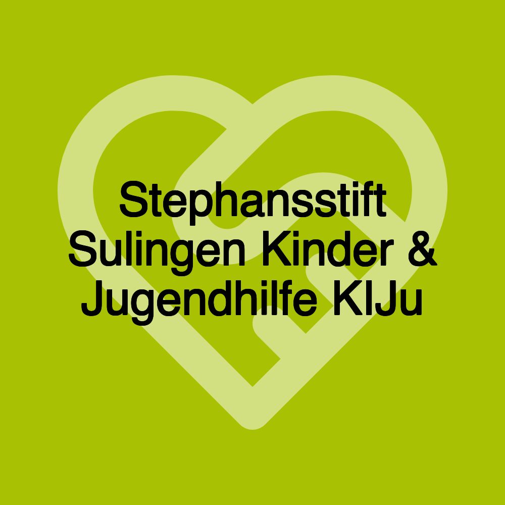 Stephansstift Sulingen Kinder & Jugendhilfe KIJu