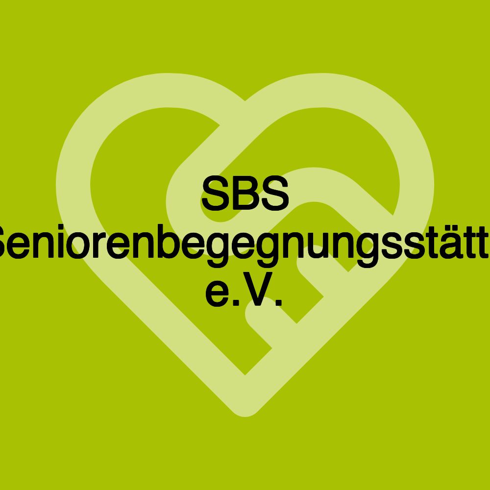 SBS Seniorenbegegnungsstätte e.V.