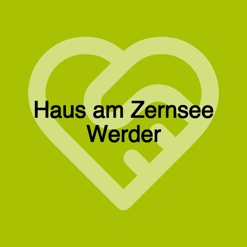 Haus am Zernsee Werder