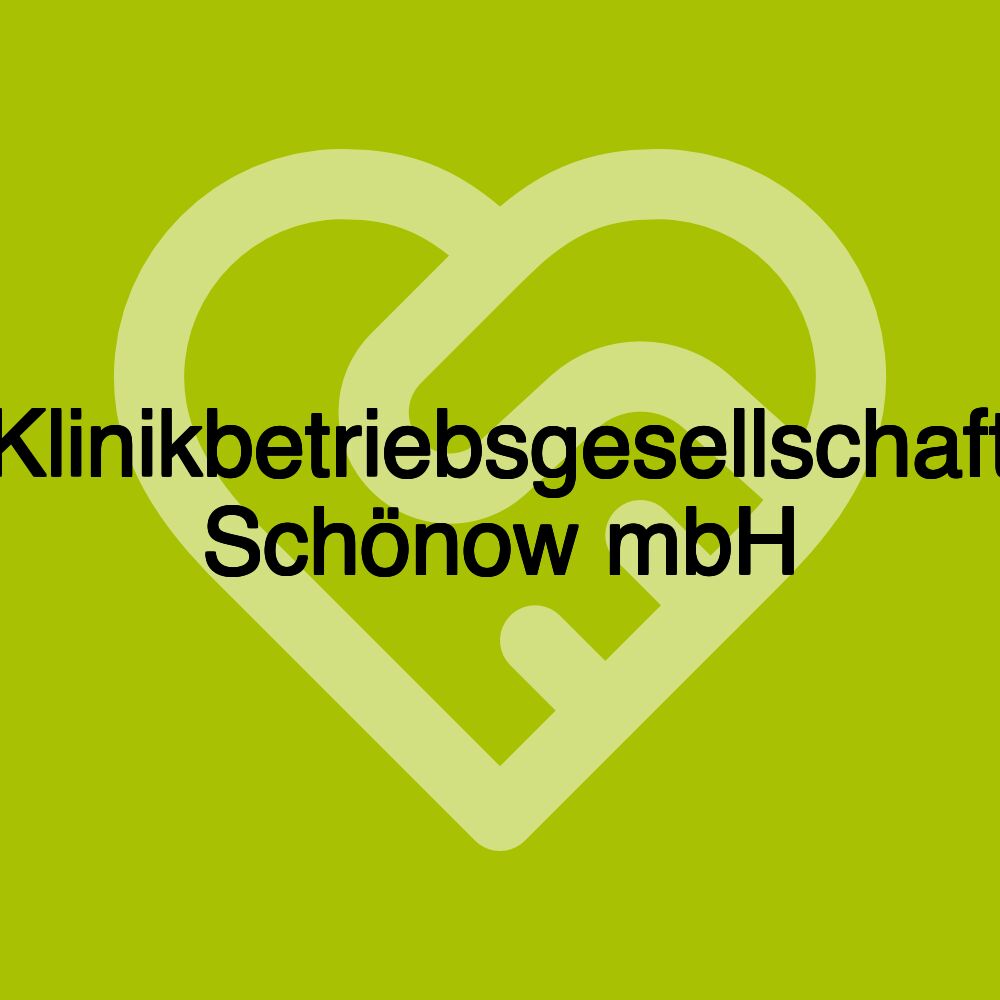 Klinikbetriebsgesellschaft Schönow mbH