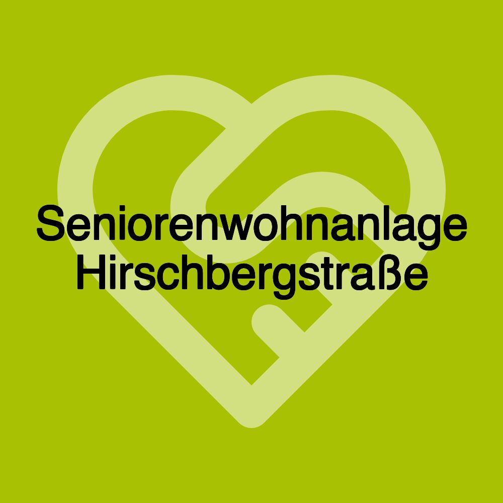 Seniorenwohnanlage Hirschbergstraße