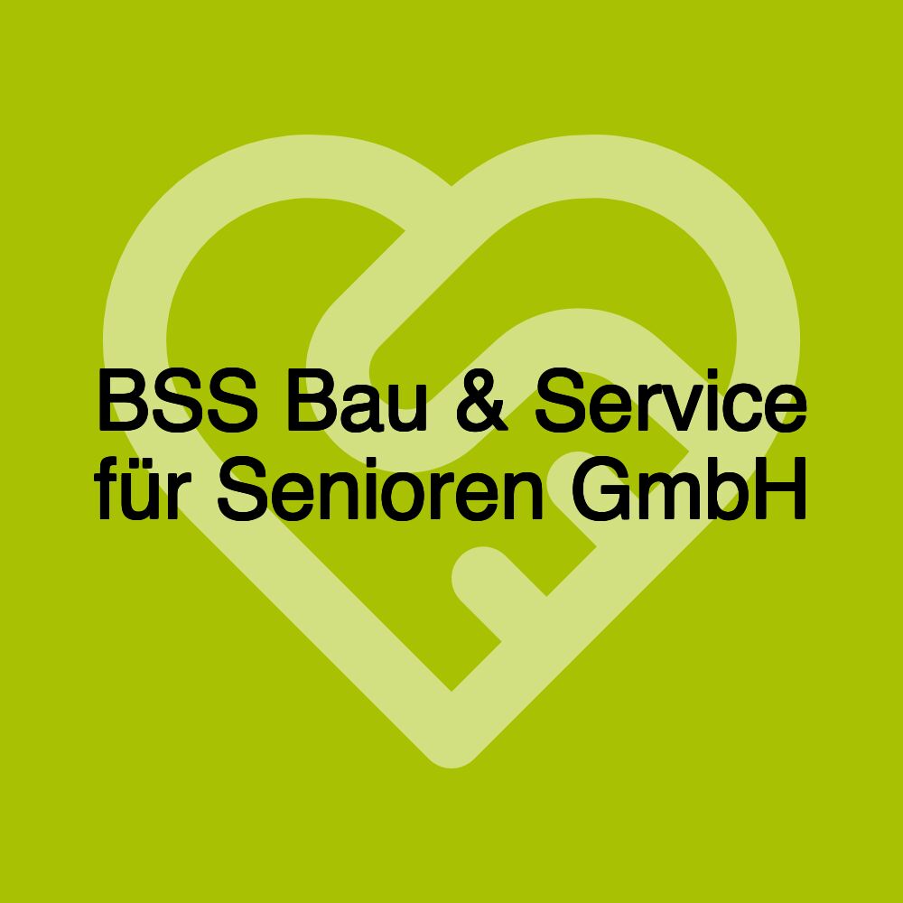 BSS Bau & Service für Senioren GmbH