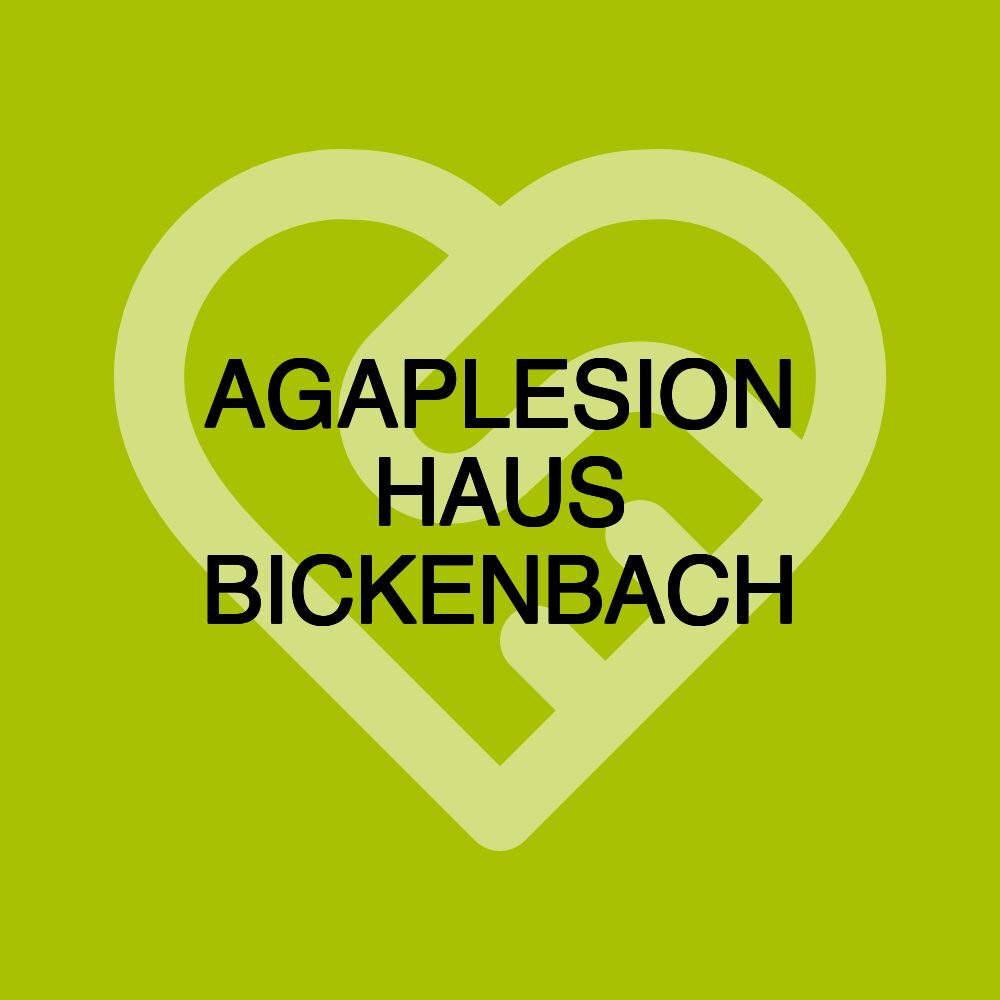 AGAPLESION HAUS BICKENBACH