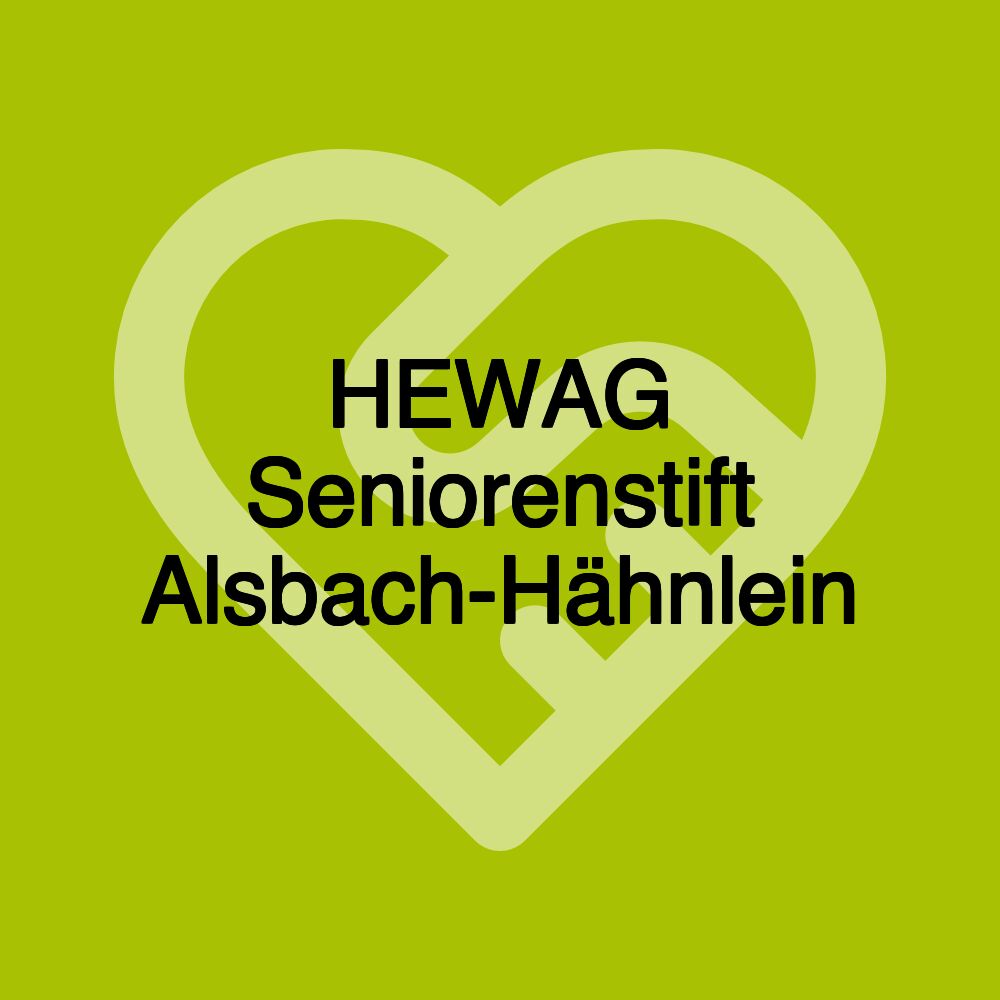 HEWAG Seniorenstift Alsbach-Hähnlein