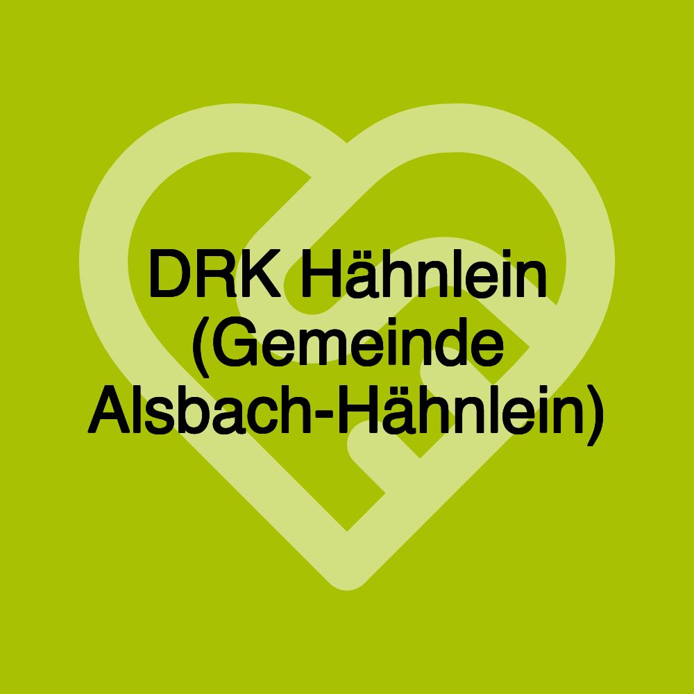 DRK Hähnlein (Gemeinde Alsbach-Hähnlein)