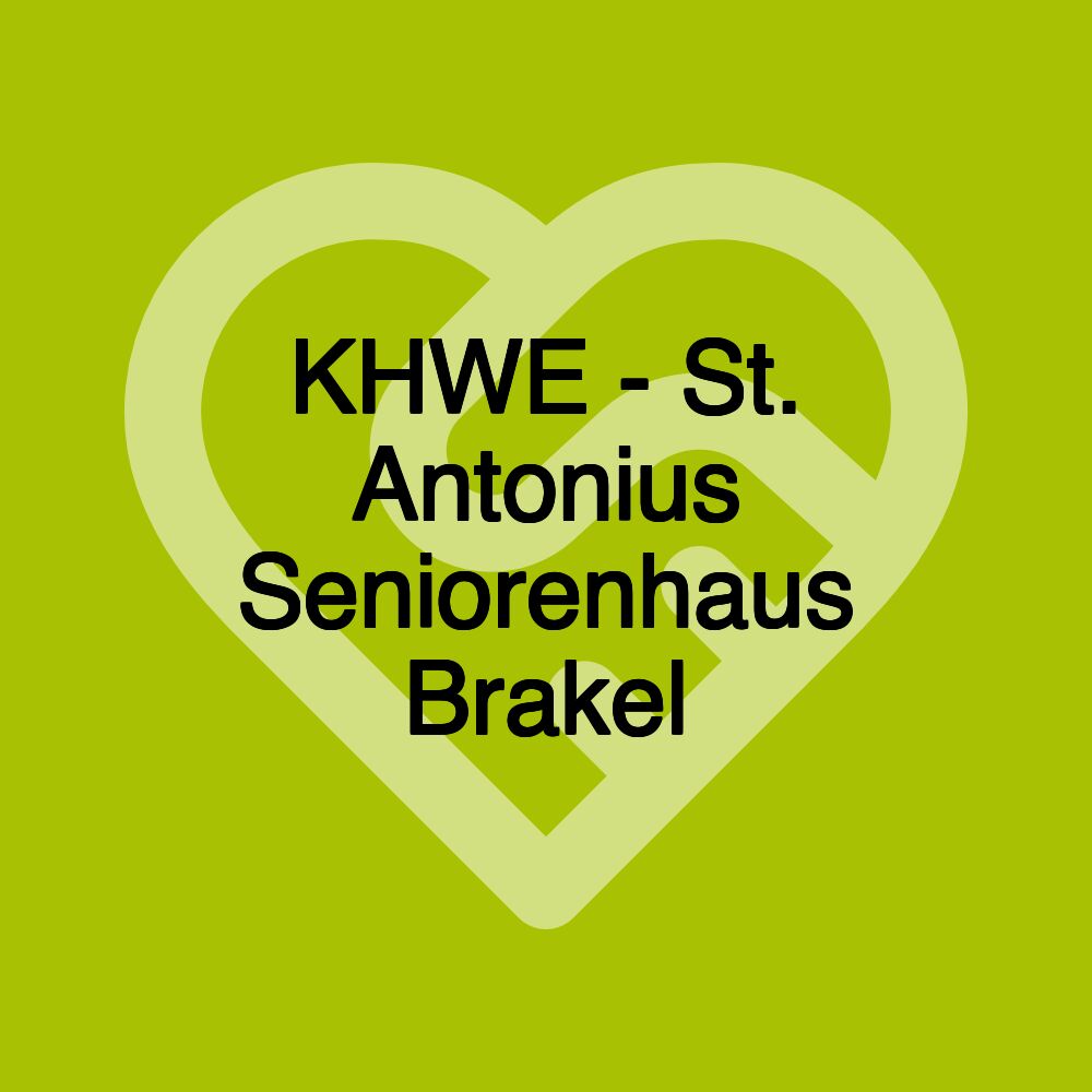 KHWE - St. Antonius Seniorenhaus Brakel