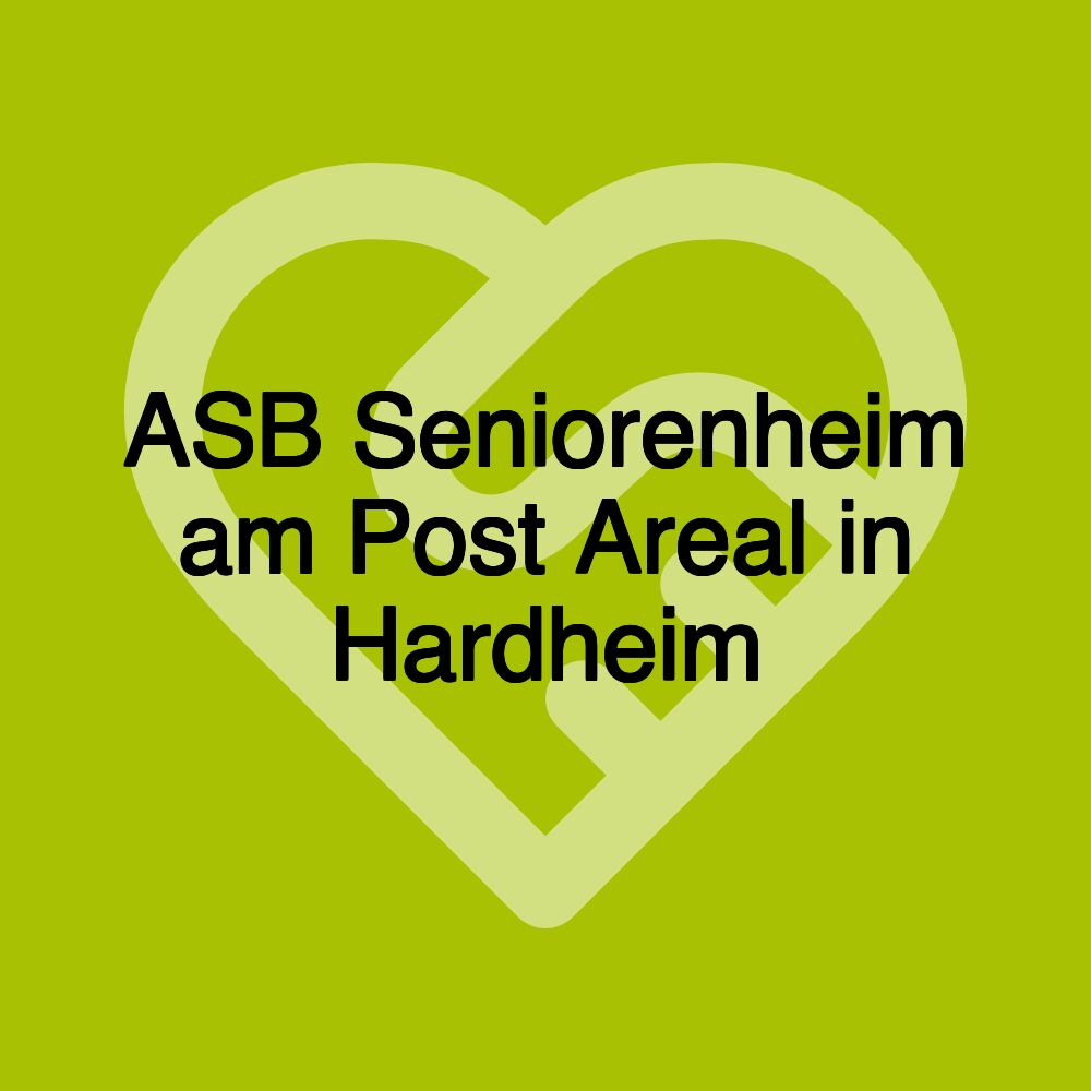 ASB Seniorenheim am Post Areal in Hardheim