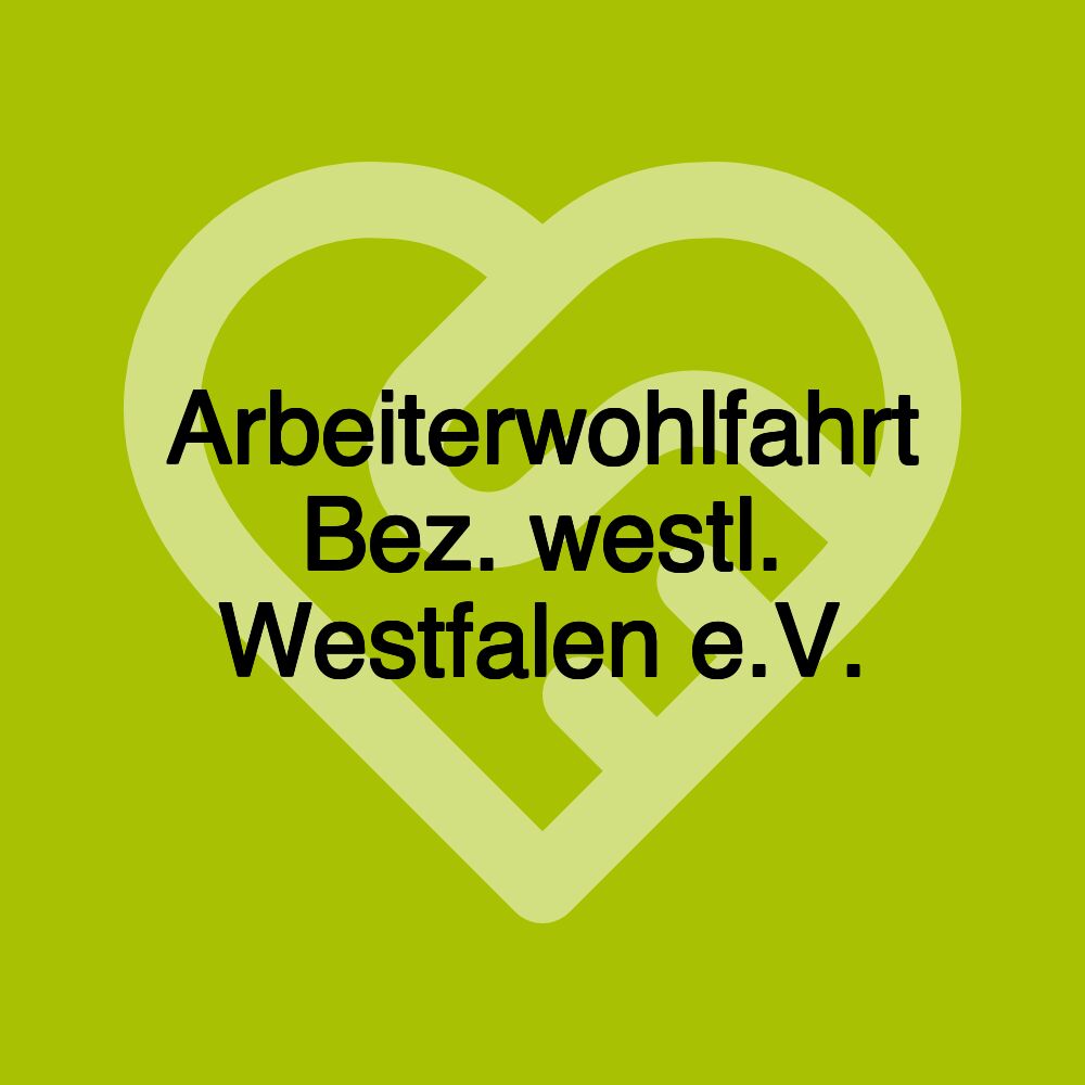 Arbeiterwohlfahrt Bez. westl. Westfalen e.V.