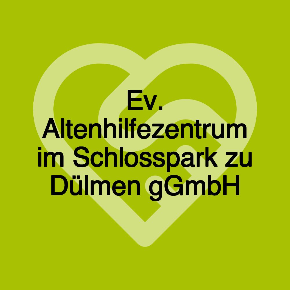 Ev. Altenhilfezentrum im Schlosspark zu Dülmen gGmbH