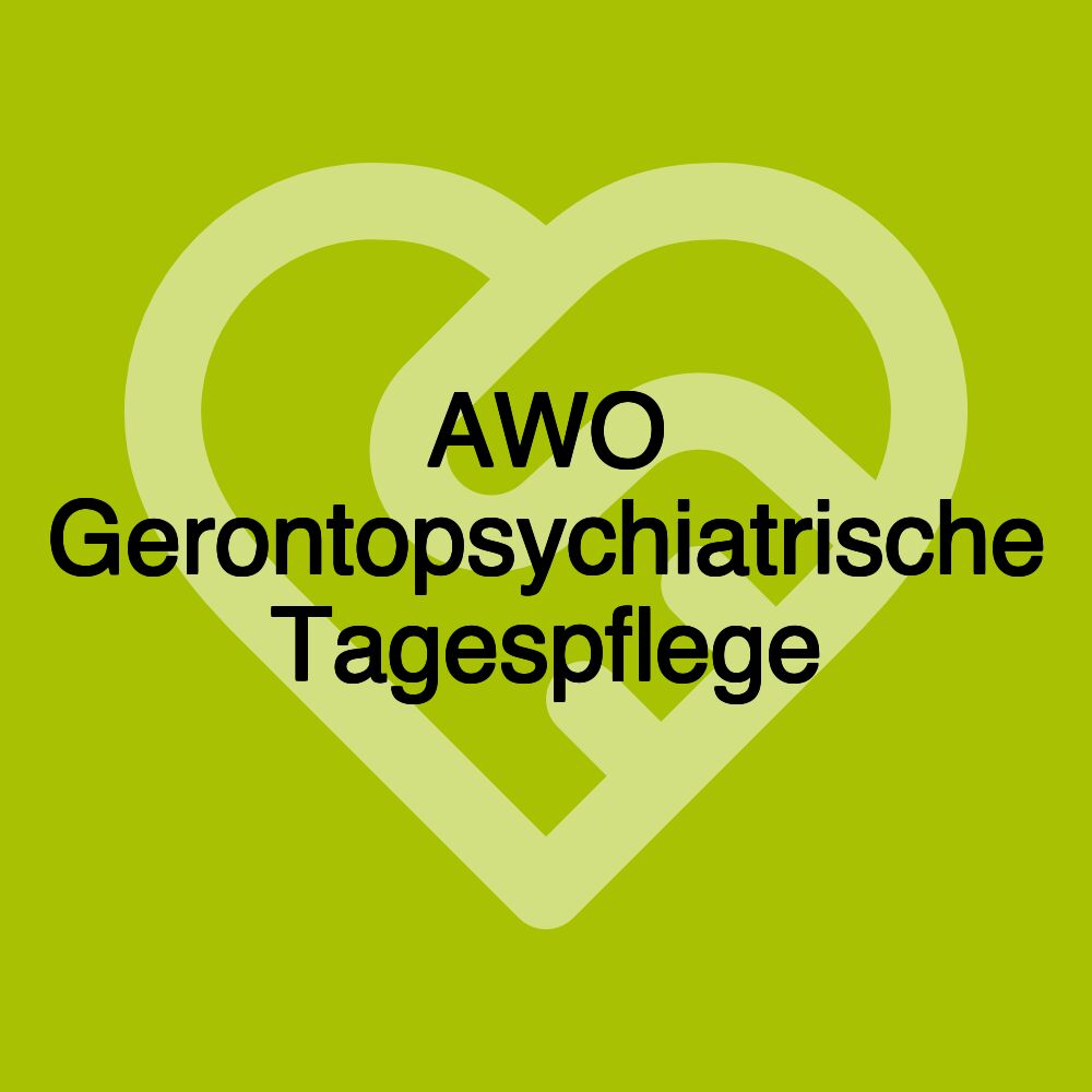 AWO Gerontopsychiatrische Tagespflege