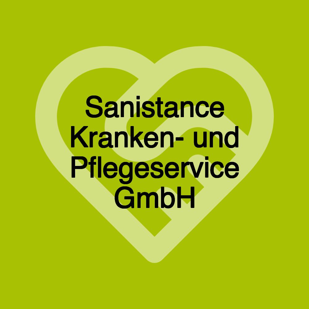 Sanistance Kranken- und Pflegeservice GmbH