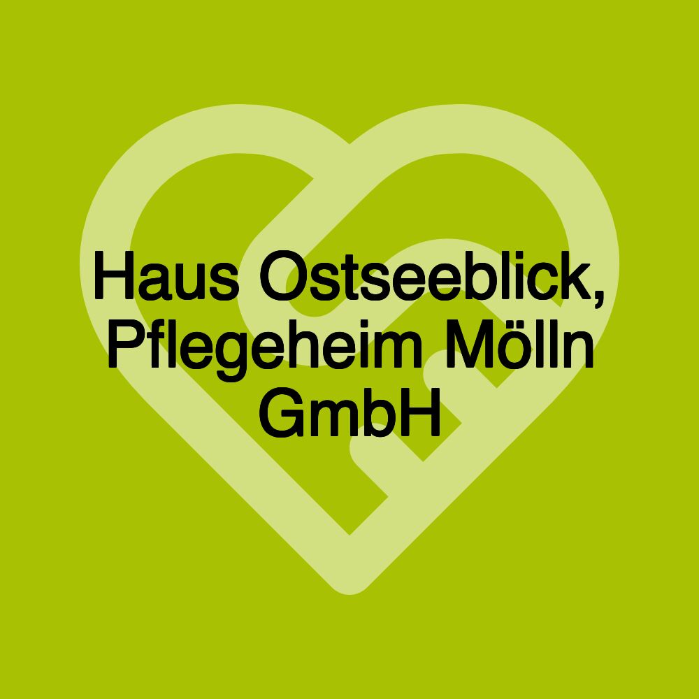 Haus Ostseeblick, Pflegeheim Mölln GmbH