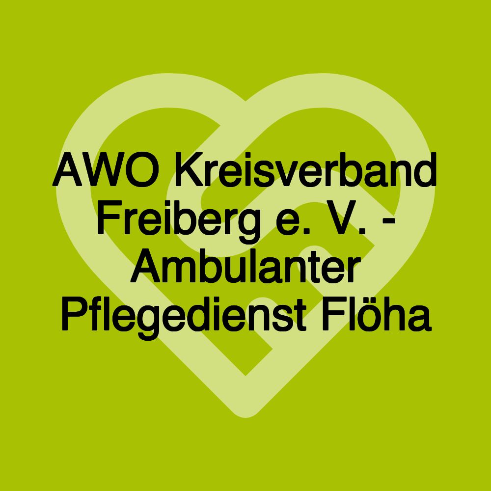 AWO Kreisverband Freiberg e. V. - Ambulanter Pflegedienst Flöha