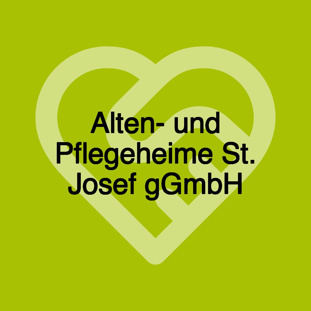 Alten- und Pflegeheime St. Josef gGmbH