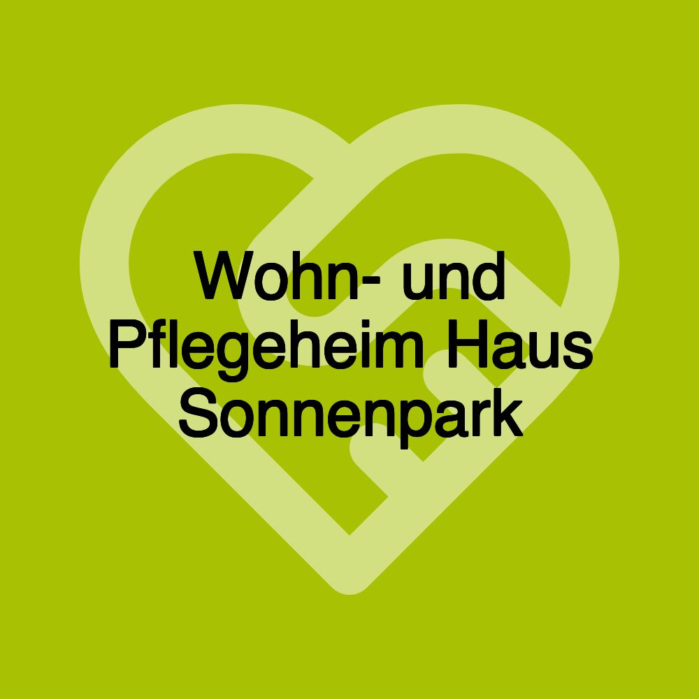 Wohn- und Pflegeheim Haus Sonnenpark