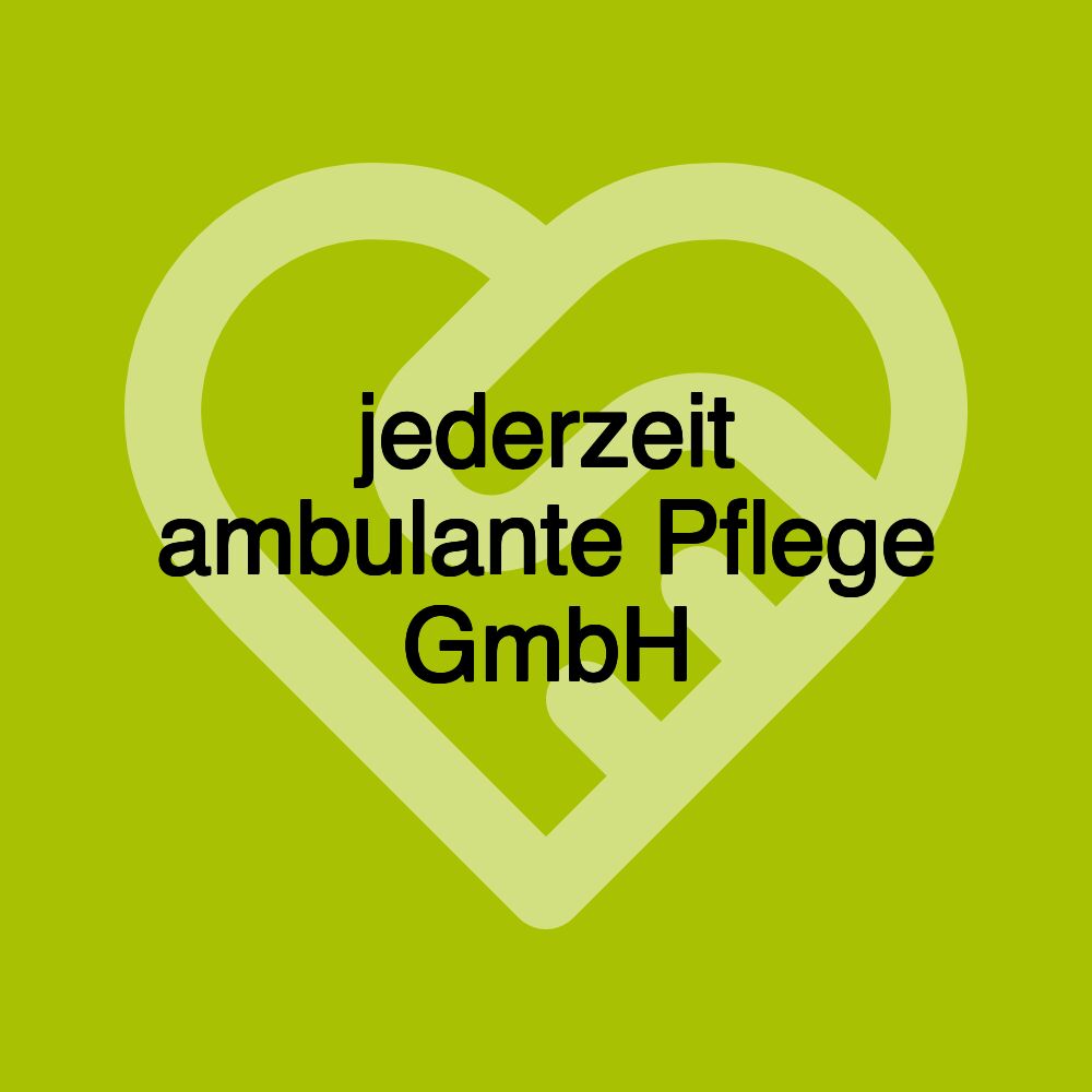 jederzeit ambulante Pflege GmbH