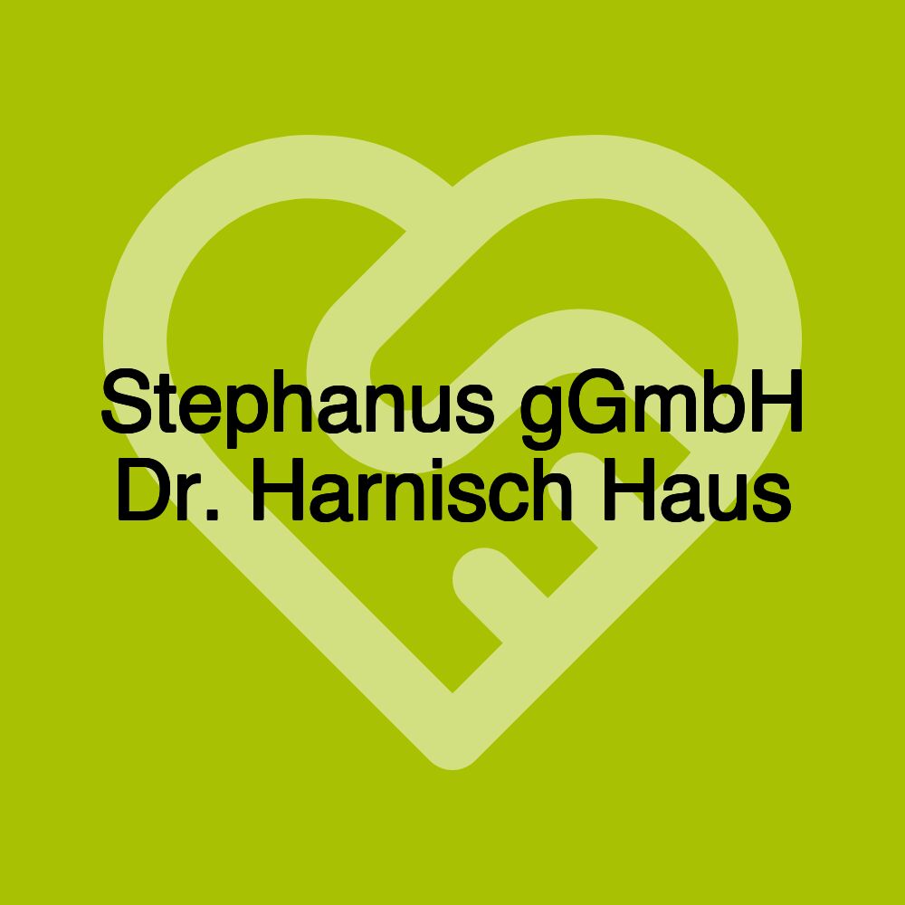 Stephanus gGmbH Dr. Harnisch Haus