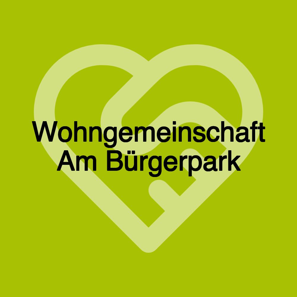 Wohngemeinschaft Am Bürgerpark