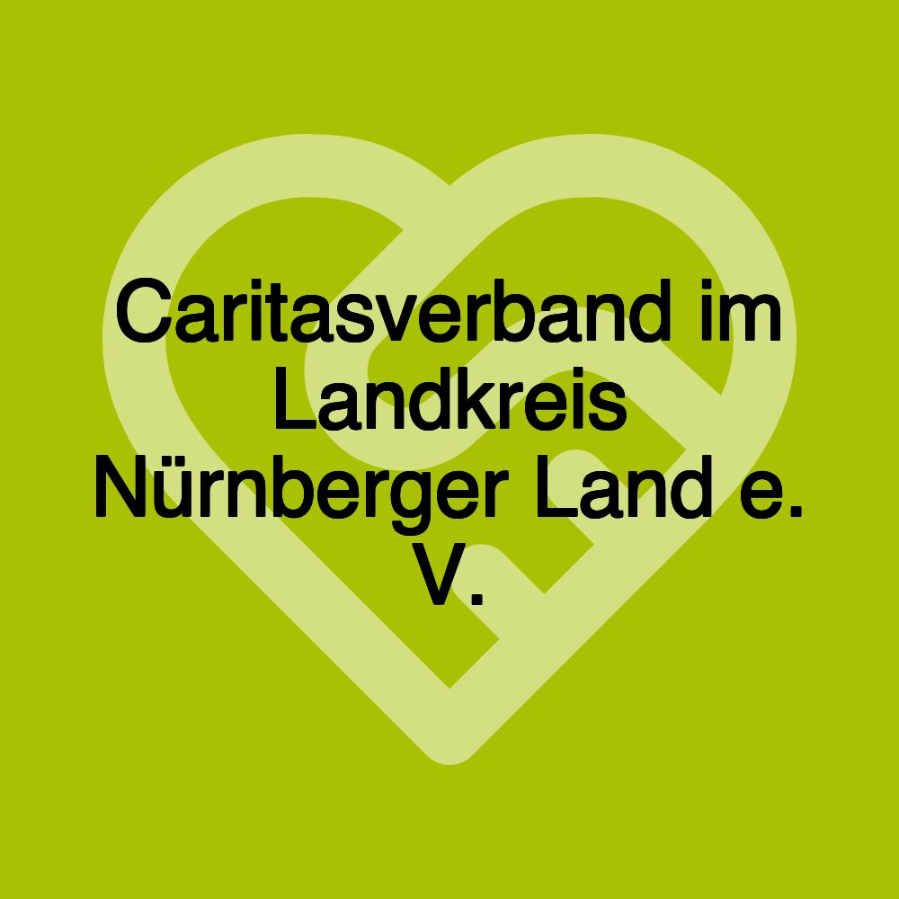 Caritasverband im Landkreis Nürnberger Land e. V.