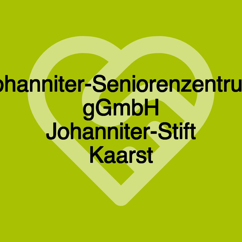 Johanniter-Seniorenzentrum gGmbH Johanniter-Stift Kaarst