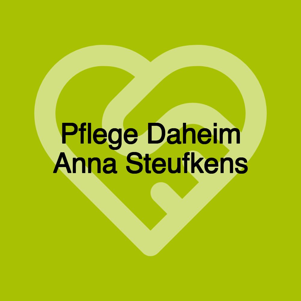 Pflege Daheim Anna Steufkens