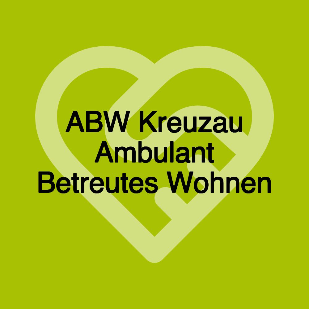 ABW Kreuzau Ambulant Betreutes Wohnen