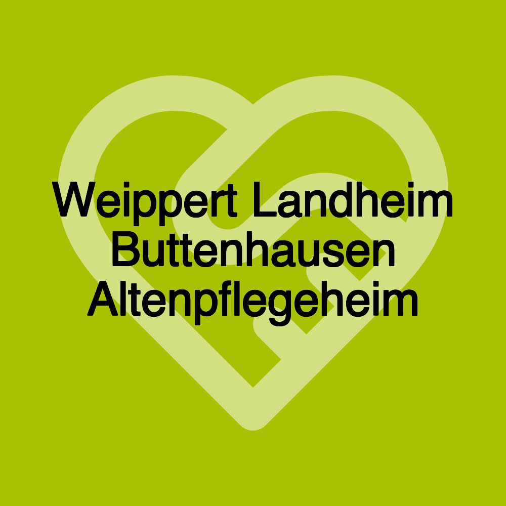 Weippert Landheim Buttenhausen Altenpflegeheim