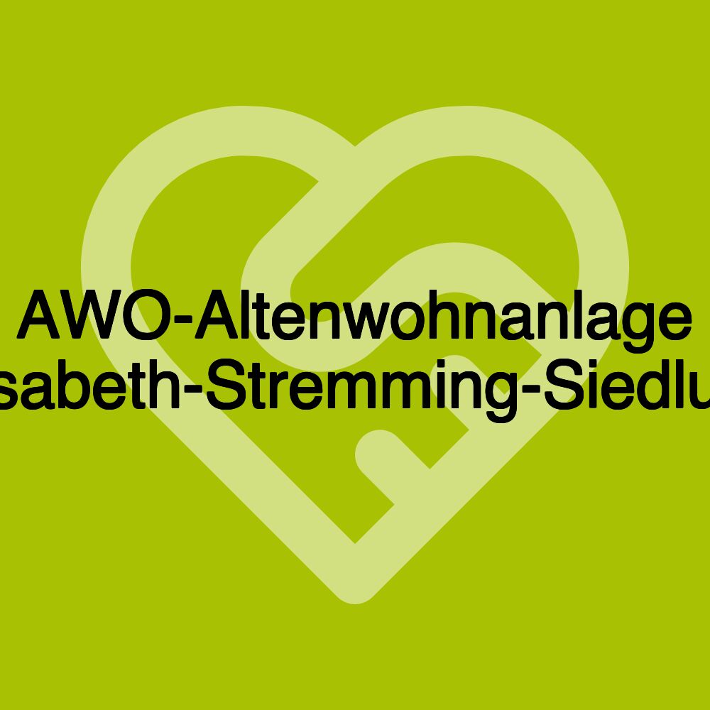 AWO-Altenwohnanlage Elisabeth-Stremming-Siedlung