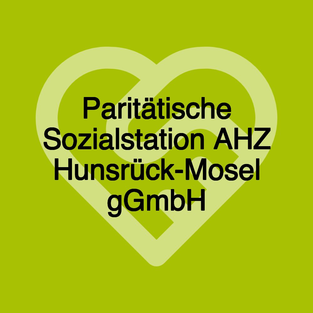 Paritätische Sozialstation AHZ Hunsrück-Mosel gGmbH