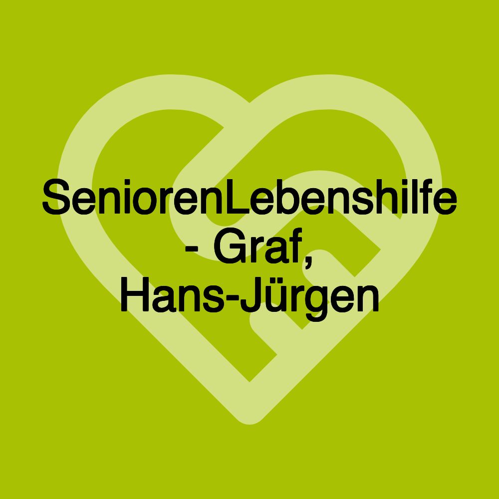 SeniorenLebenshilfe - Graf, Hans-Jürgen