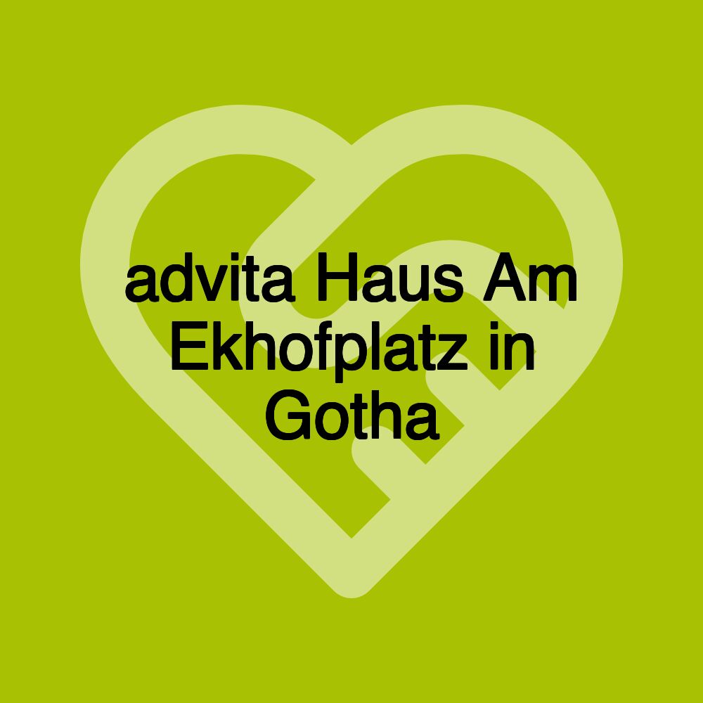 advita Haus Am Ekhofplatz in Gotha