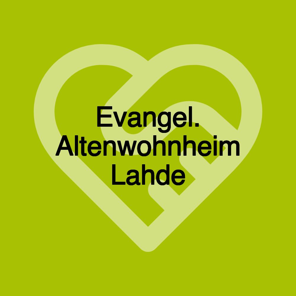 Evangel. Altenwohnheim Lahde