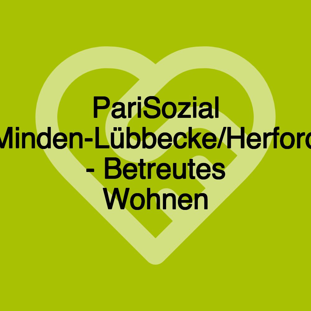 PariSozial Minden-Lübbecke/Herford - Betreutes Wohnen