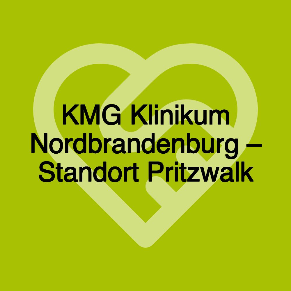 KMG Klinikum Nordbrandenburg – Standort Pritzwalk