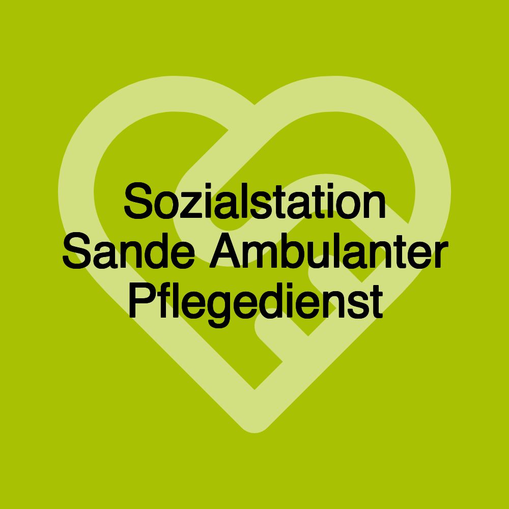 Sozialstation Sande Ambulanter Pflegedienst